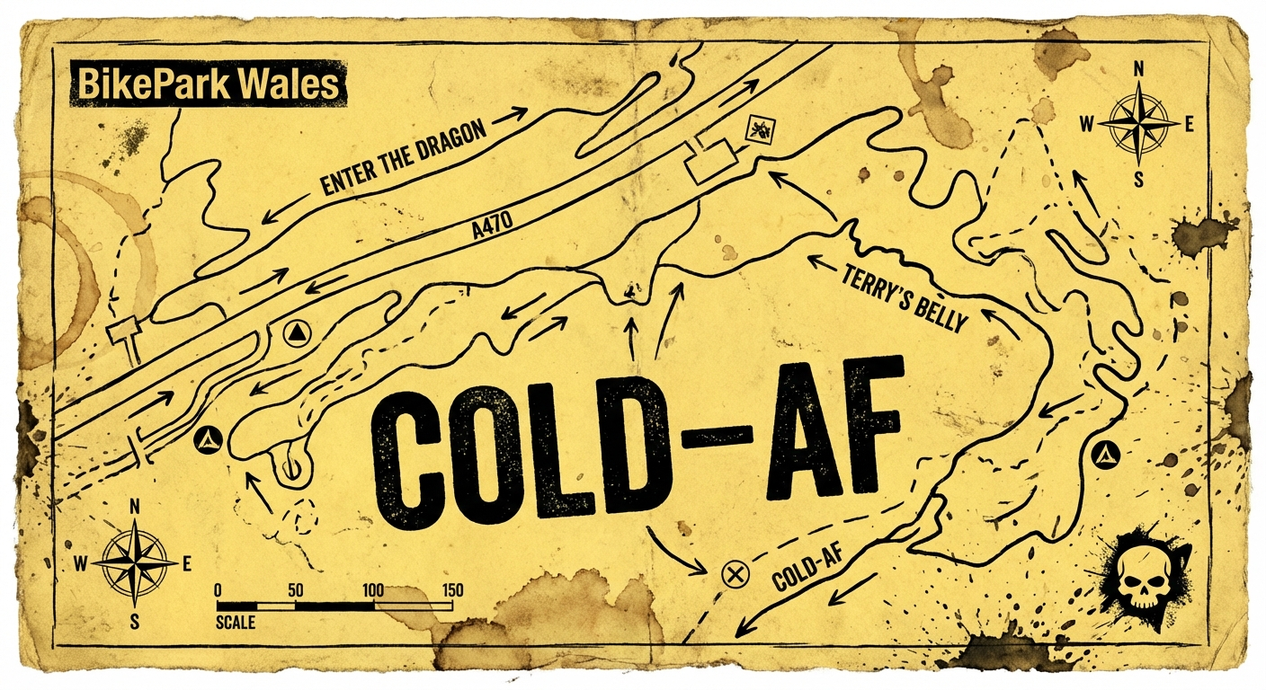 BikePark Wales Gritty Map